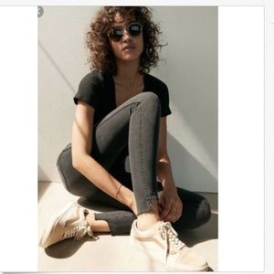 Madewell 10-Inch High Rise Step Hem Skinny Jean 26